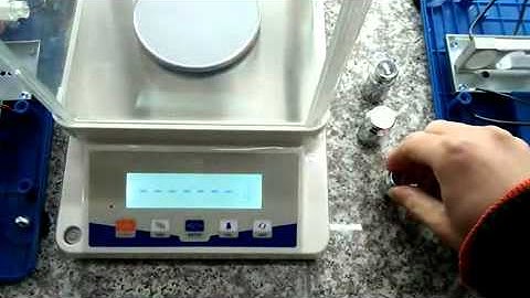 A & E Lab :Balance  Machine Calibration Video