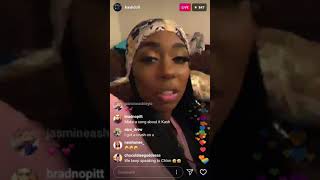 Kash Doll On IG LIVE Says She Likes Young Dolph & Talks About Being High Maintenance