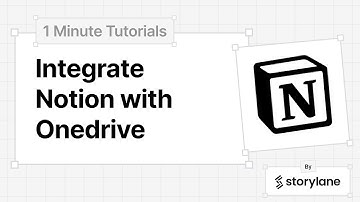 How to Integrate Notion with Onedrive | 1-Minute Tutorials