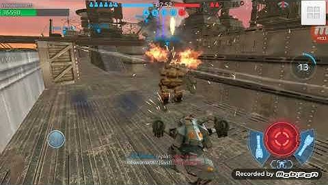 New carrier map game play -War Robots  test server 3.7