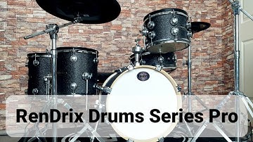 RenDrix Sparkle Black Pro Series Edrum Set