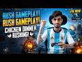 RUSH GAMEPLAY 🔥 Chicken Dinner in Battlegrounds Mobile India | Intense Live! #bgmilive #shortslive