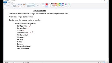 Introduction to SQL Scalar Functions