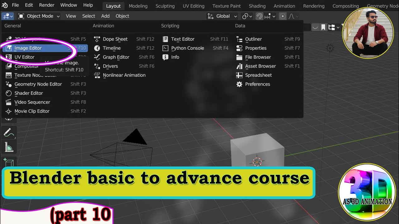 👉( Part 10 ) Image And UV Editor Tutorial - YouTube