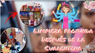 limpieza extrema después de mi cuarentena /reorganización 🥳