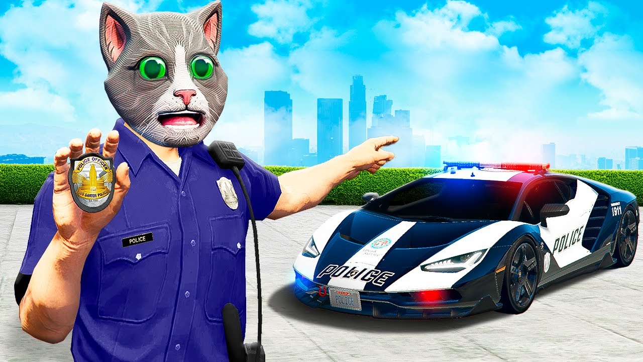 СТАЛ ПОЛИЦЕЙСКИМ И ПОЙМАЛ ВСЕХ ПРЕСТУПНИКОВ В ГТА 5! 24 ЧАСА В ПОЛИЦИИ!