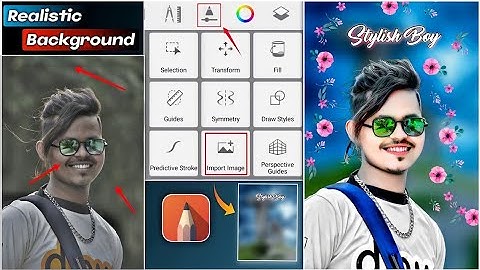 Realistic Background Change Photo Editing Autodesk Sketchbook || Lightroom Photo Editing