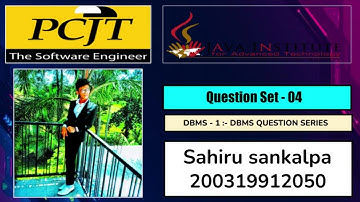 DBMS Question Set 04 | Semester 01 | 1st Year | Java Institute