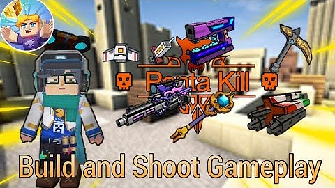 Build and Shoot Gameplay ( Build and Shoot ) - [ Blockman GO - Adventures ] Koto BG