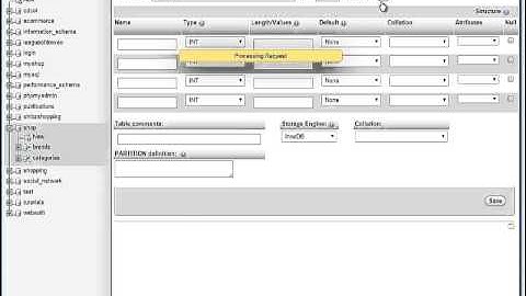 Dynamic Website in PHP & MySQL Part 6 - Creating database