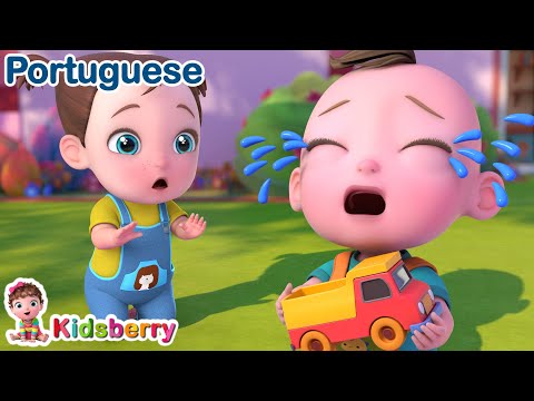 Compartilhar é Cuidar 💛 | Música Infantil Educativa | Kidsberry em Portuguêse - Músicas Infantis