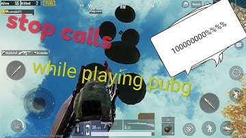 how to block calls while playing pubg mobile | hindi full tutorial🎮🎮🎮