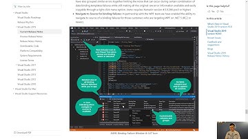 XAML Data Binding Diagnostic Improvements (Visual Studio 2019 version 16.8)