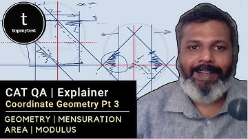 CAT QA Explainer | Geometry | Mensuration | Coordinate Geometry | Area | Modulus