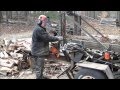 Doug's Homemade Firewood Processor 18hp