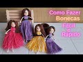 Boneca Fofa Feita de Linha (Lã). Como Fazer de Forma Rápida e Fácil!💗