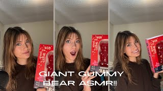 Asmr Giant Gummy Bear??