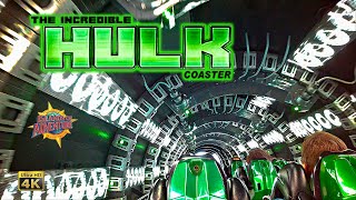 March 2024 The Incredible Hulk Coaster On Ride 4th Row 4K POV Islands of Adventure