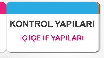 031041 01 JAVA Kontrol Yapıları İç İçe IF Yapıları Ö 01