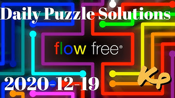 Flow Free - Daily Puzzles - 2020-12-19 - December 19th 2020