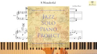 ‘S Wonderful/Jazz Solo Piano/download for free transcription/arr.@hanspiano2020  /무료악보