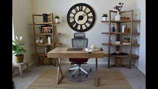 TRAILER - Handmade Bookshelf &amp; Working Desk during Shelter in Place