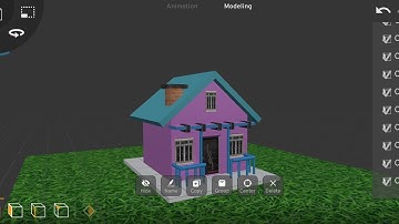 how to make low poly house in orisma 3d |prisma 3d|orisma 3d tutorial
