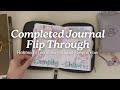 Completed journal flip through hobonichi avec a6 journalflipthrough