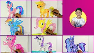 LIVE 🔴 | Drawing Season 02 | My Little Pony | All Episodes
