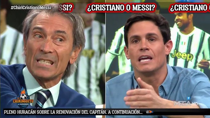 BRUTAL CARA a CARA entre EDU AGUIRRE y LOBO CARRASCO por CRISTIANO y MESSI  - YouTube