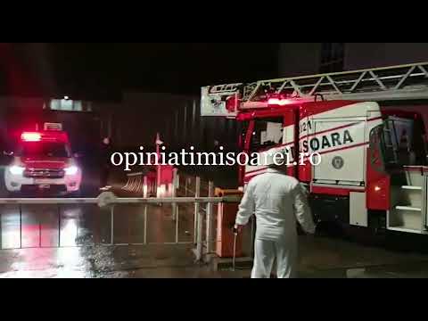 Incendiu la Smithfield, langa Timisoara. 170 de oameni evacuati