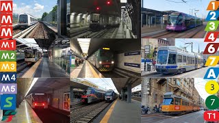 [4K] 🇮🇹 All The Urban Rails in Northern Italy / Tutte le Ferrovie Urbane nel Nord Italia (2023)