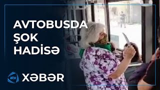 Bakıda Avtobusda Bıçaqlı Qadın Kimdir? - Artıq Tutulub