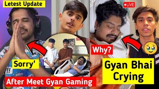 Gyan Gaming Crying - Why? 💔, Desi Gamer Sorry After meet Gyan Gaming?, Ajju Bhai Right or Wrong? 🥹