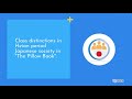 Class distinctions in Heian period Japanese society in "The Pillow Book" | Part 1
