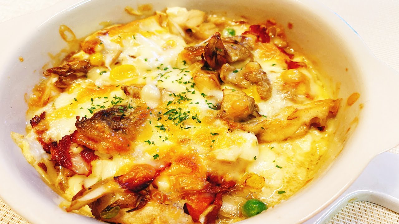 超簡単ヘルシー!カンタンすぎる豆腐マヨグラタン!ダイエット中には豆腐で低糖質、トースター7分で出来るレシピ!悪魔的な旨さ【時短料理研究あいこ♪チャンネル】