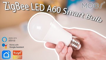 Smart Zigbee RGB Bulb - Setup And Review! Way Cheaper Compared To Philips Hue#smartulb#moes#tech