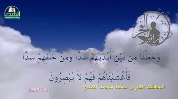 آيات الحفظ - الحافظ القارئ سجاد محمد المادح