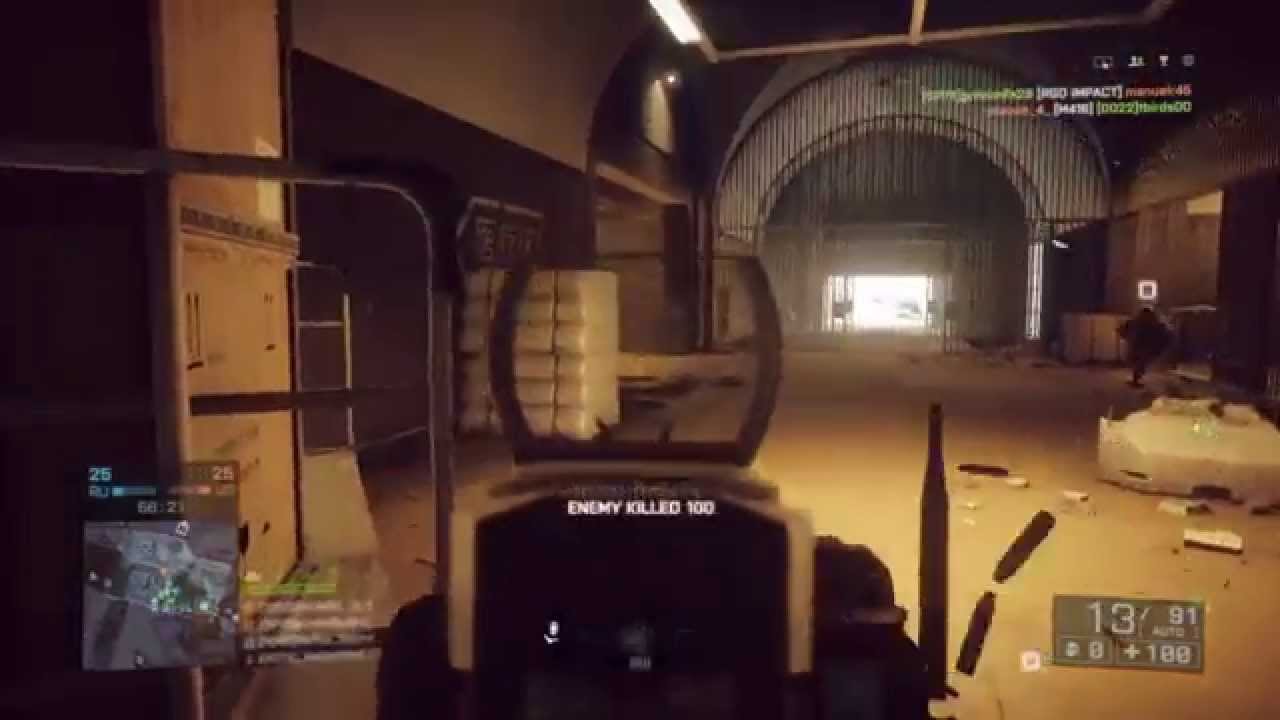 Battlefield 4 ACE 23 CQB in operation locker room - YouTube