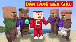 Minecraft Nhưng Dân Làng Siêu Giàu