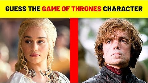 Can You Guess These Game of Thrones Characters?  🎬🤔