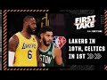 Bigger Surprise: Lakers in 10th place in the West or Celtics atop the East? | First Take