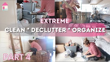 EXTREME WHOLE HOUSE DECLUTTER WITH ME PART 4 || AT HOME WITH JILL MINIMALISM