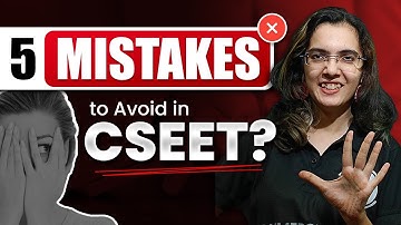 5 Mistakes to avoid ❌ in CSEET || CS Wallah by PW