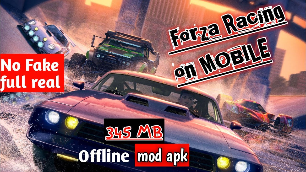 Play Forza like games on any Mobile phone How to