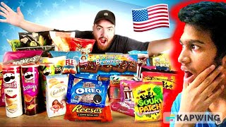 REACTING TO Randolph's British Idiot Tries American Snacks