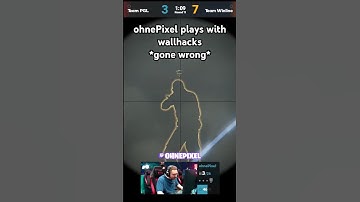 ohnePixel dies with wallhack enabled 😬 #shorts #ohnepixel #cs2 #showmatch