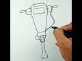 How to draw jackhammer shorts