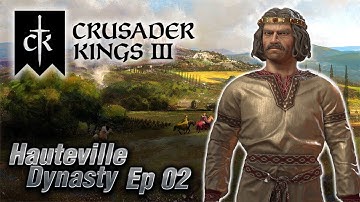 Crusader Kings 3 | Ironman | Duke Robert de Hauteville | Ep 02 (full playthrough)