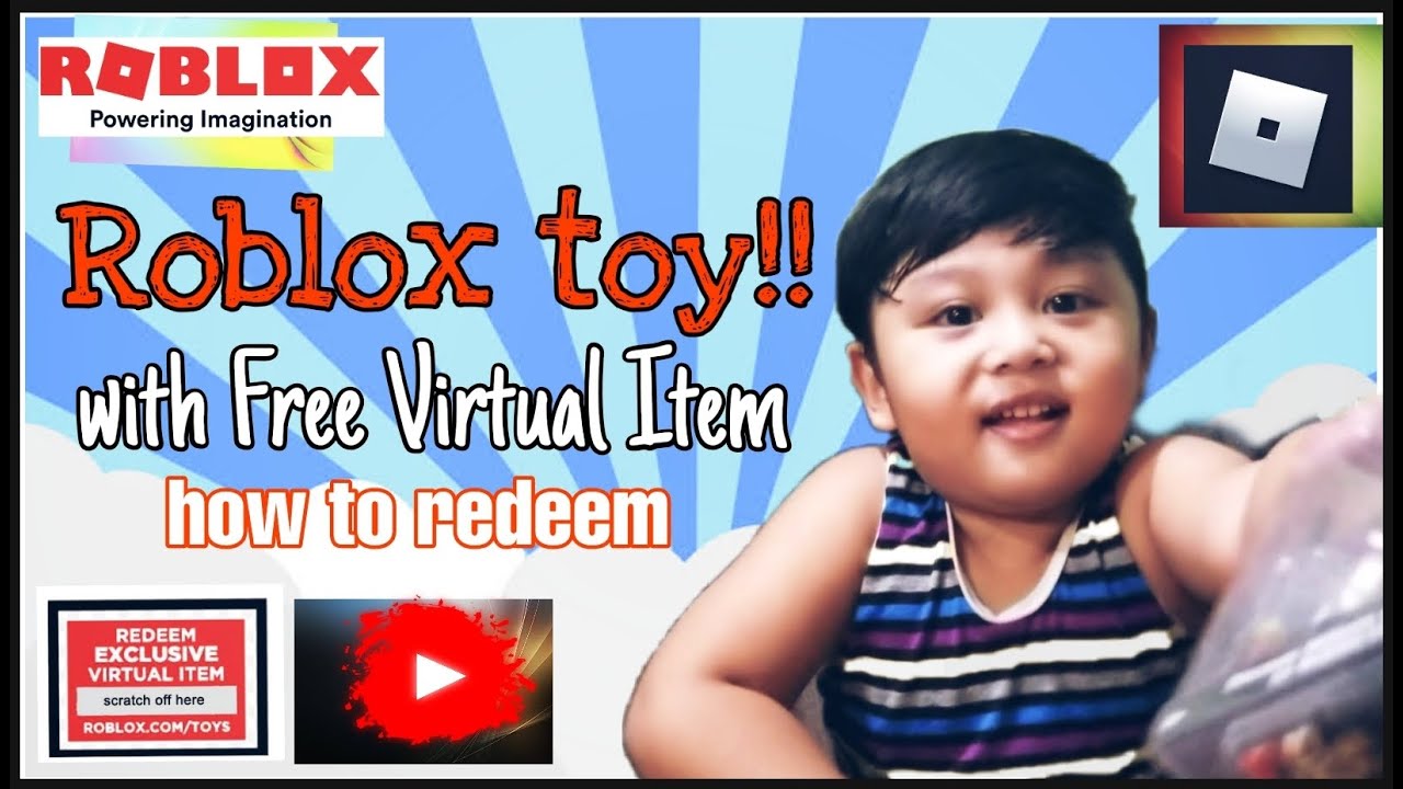 Roblox Collectible Toys With Free Virtual Item How To Redeem Youtube - how to redeem exclusive virtual item roblox